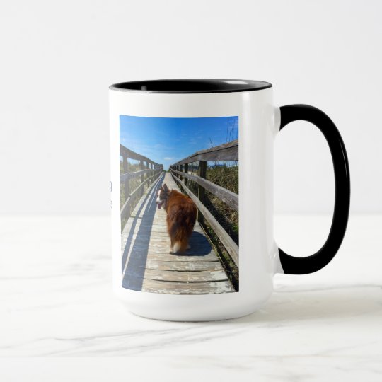 gehendes Zuhause Tasse
