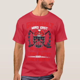 Geheult bald, wenn es Blutet Eishockey T-Shirt