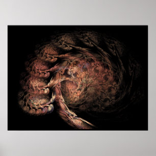 Gehirn-Baum Poster