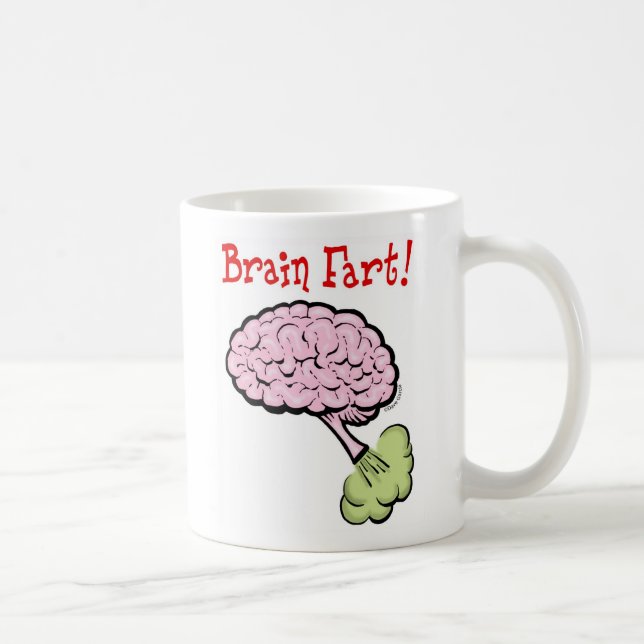 Gehirn-Furz Kaffeetasse (Rechts)