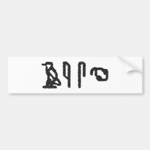 Gehirn Hieroglyphics Autoaufkleber