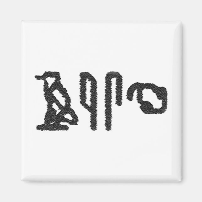 Gehirn Hieroglyphics Magnet (Vorne)
