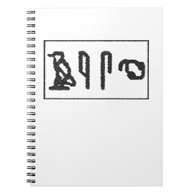 Gehirn Hieroglyphics Notizblock (Vorderseite)