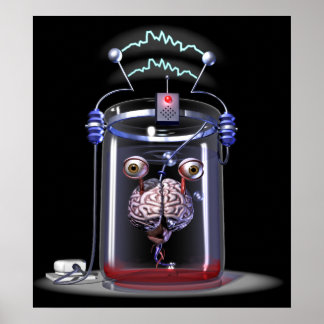 Gehirn in Jar Posters Poster