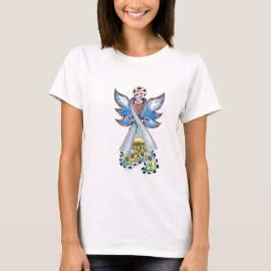 Gehirn-Krebs-Band-Engels-T - Shirt