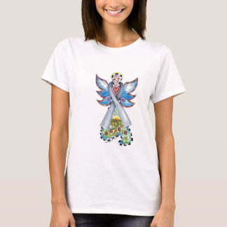 Gehirn-Krebs-Band-Engels-T - Shirt