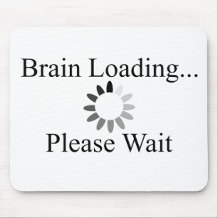 Gehirn-Laden-Kreis Mousepad