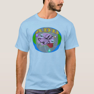 Gehirn mit FÜGEN hinzu T-Shirt