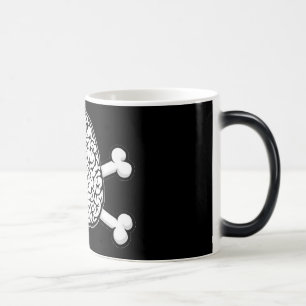 Gehirn mit Tasse der Krebse