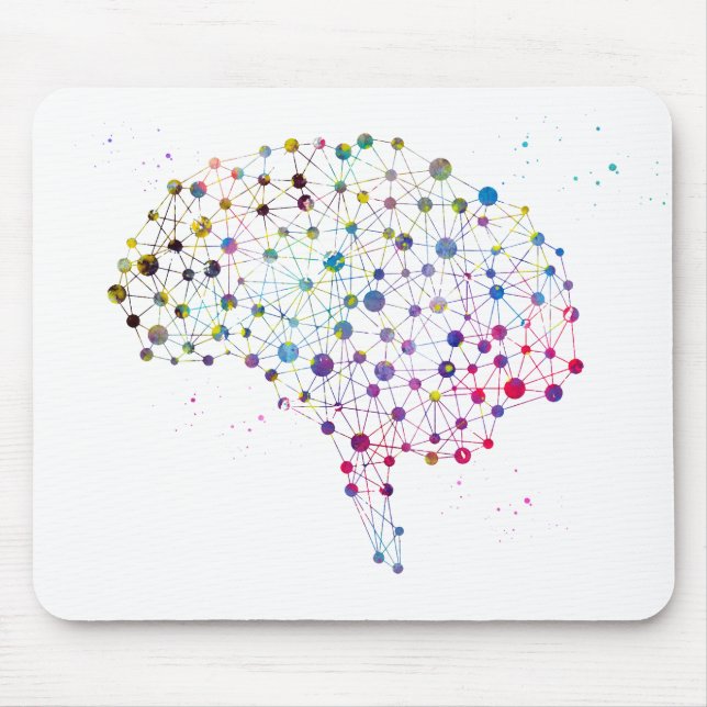 Gehirn Mousepad (Vorne)