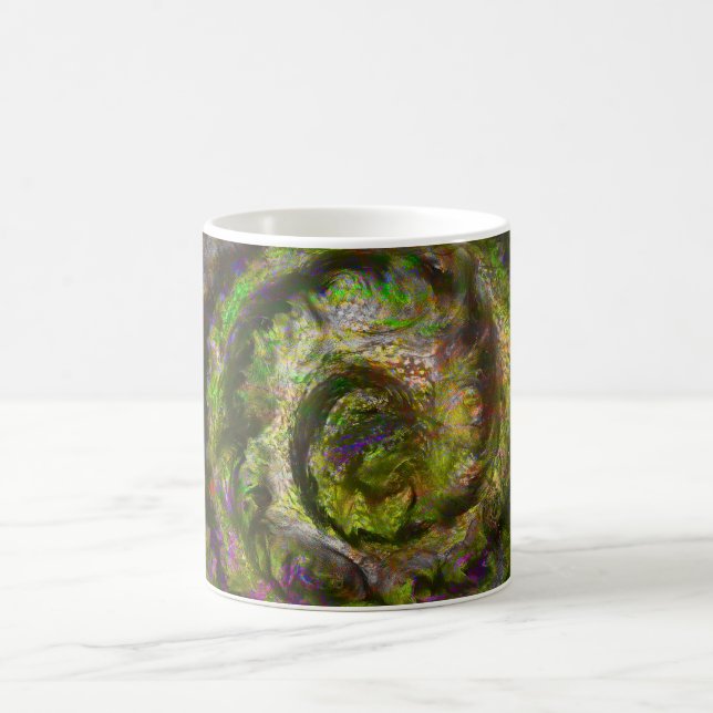 Gehirn-Nebelfleck-Veilchen Kaffeetasse (Mittel)