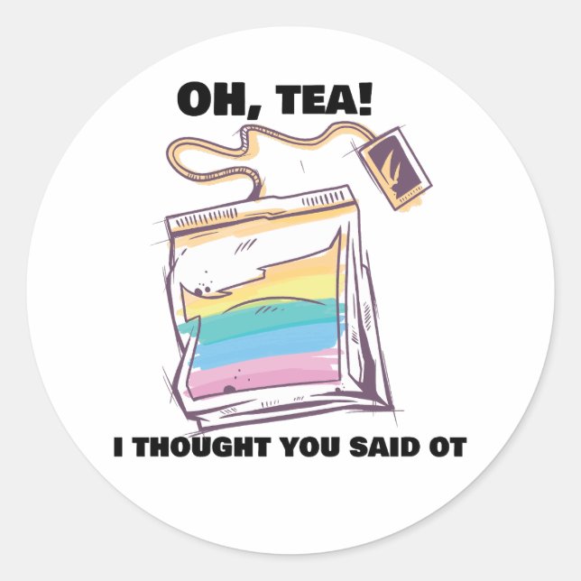 Gehirn Neuroversität, ADHS, psychische Gesundheit, Runder Aufkleber (Vorderseite)