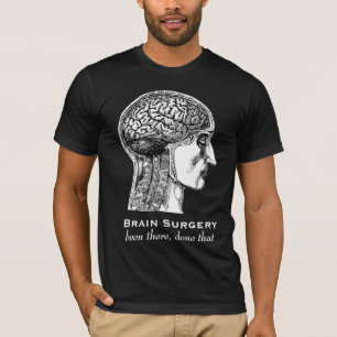 Gehirn-Operations-Neurologe-Antiken-medizinisches T-Shirt