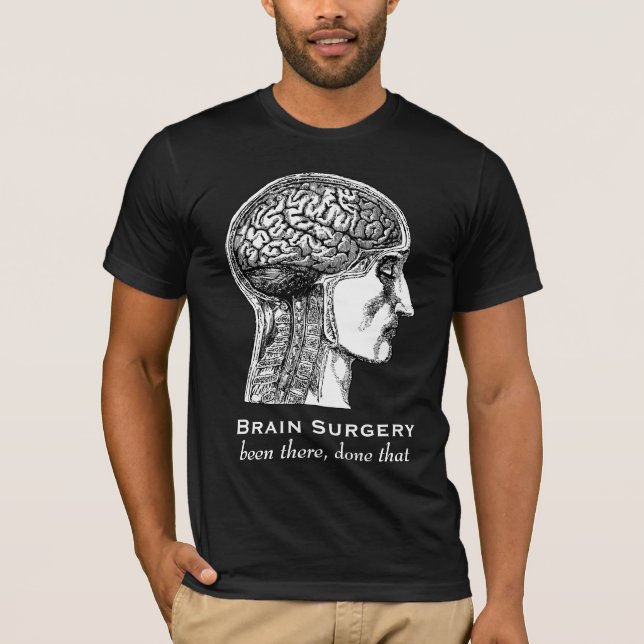 Gehirn-Operations-Neurologe-Antiken-medizinisches T-Shirt (Vorderseite)