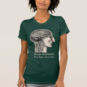 Gehirn-Operations-Überlebend-Antiken-medizinische T-Shirt
