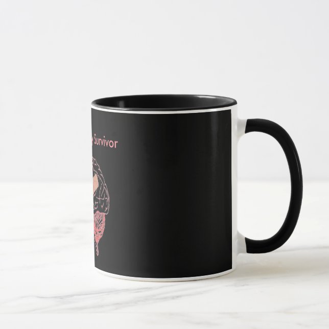 Gehirn-Operations-Überlebend-Tasse Tasse (Rechts)