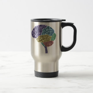 Gehirn-Reise-Tasse Reisebecher
