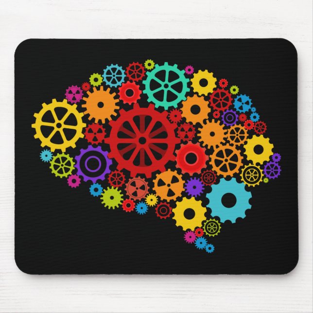 Gehirn übersetzt Mousepad (Vorne)