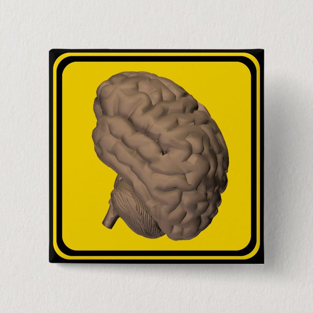 Gehirn voran! button (Vorderseite)