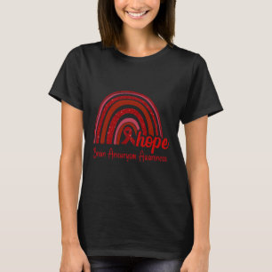 Gehirnaneurysm Awareness Hope Rainbow T-Shirt
