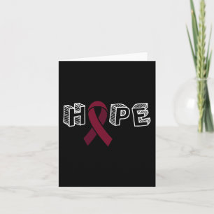 Gehirnaneurysma Awareness Hope Karte