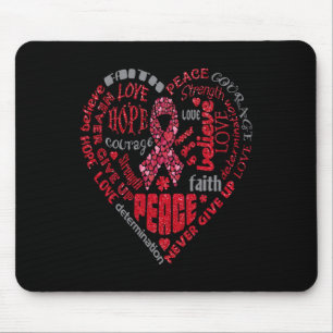Gehirnaneurysma Bewusstsein Herz Worte Ba Mousepad