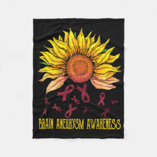 Gehirnaneurysma Bewusstsein Sonnenblume Fleecedecke