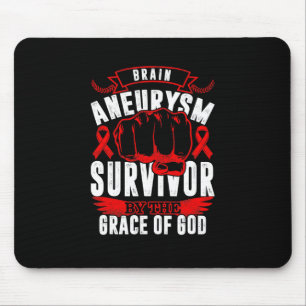 Gehirnaneurysma Bewusstsein Überleben von Gott Gra Mousepad
