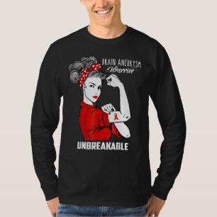 Gehirnaneurysma Krieger Unzerbrechliches Bewusstse T-Shirt
