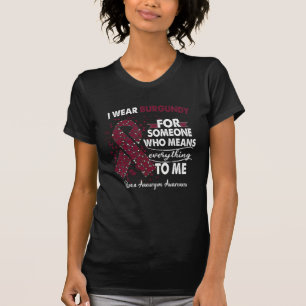 Gehirnaneurysma Sensibilisierung Krieger Unterstüt T-Shirt
