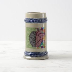 Gehirnausbalancierung Bierglas