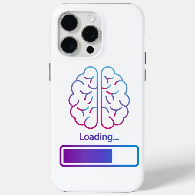 Gehirnbelastung Case-Mate iPhone Hülle (Rückseite)
