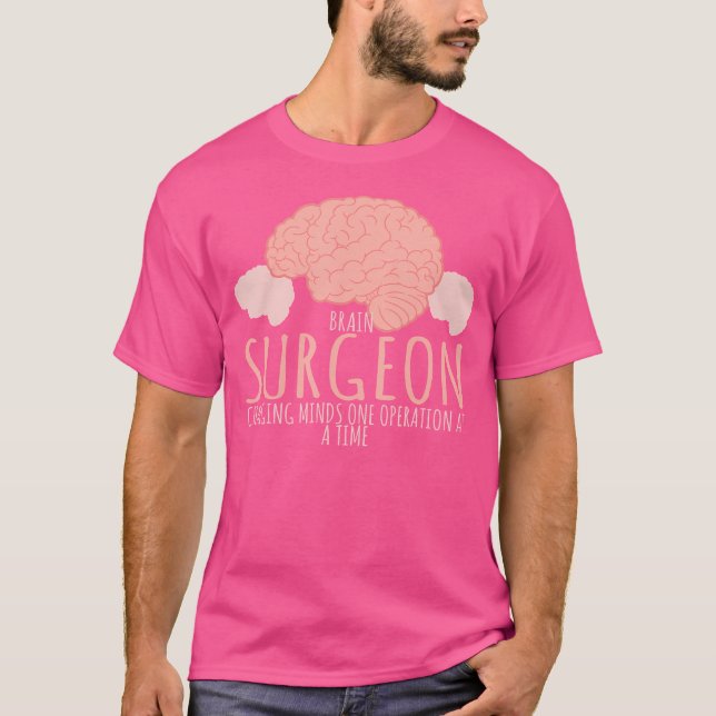Gehirnchirurgen, die eine Operation an einem Ti T-Shirt (Vorderseite)