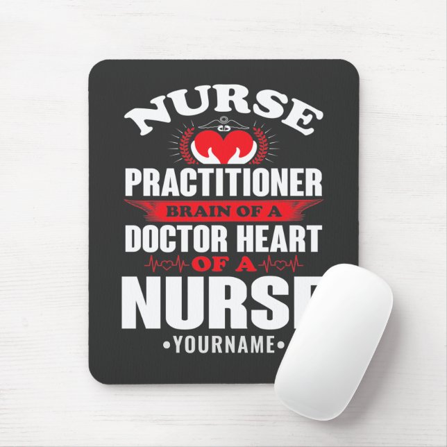 Gehirne eines Arzthelfers Mousepad (Mit Mouse)