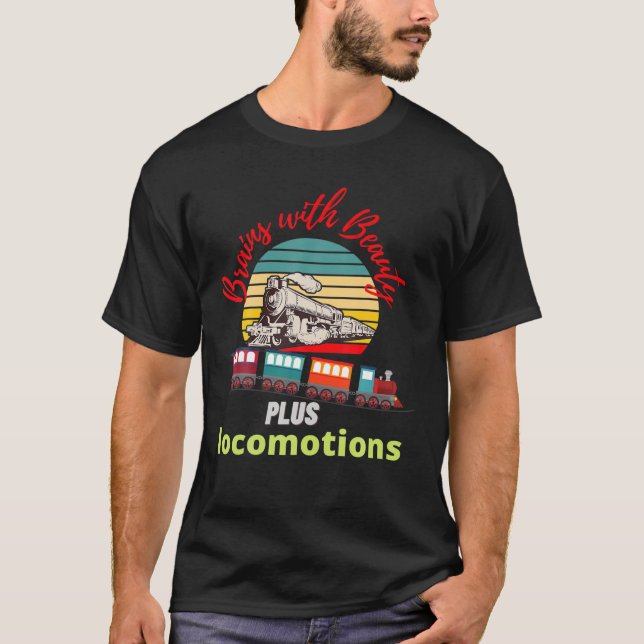 Gehirne mit Schönheit plus Bewegungsübungen T-Shirt (Vorderseite)