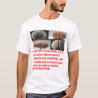 Gehirnerhaltungsbotschaft (4-Bild-Design) T-Shirt