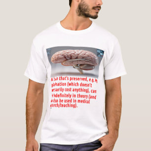 Gehirnerhaltungsbotschaft (mit Bildschirmen) T-Shirt