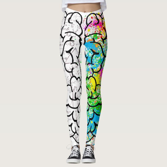 Gehirnmentanatomie Leggings (Vorderseite)
