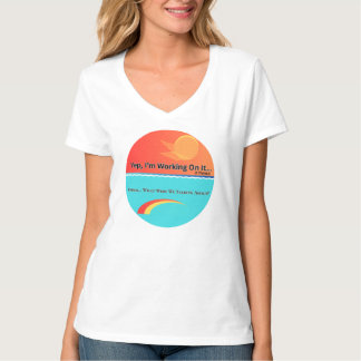 Gehirnnebel-T-Shirt: Nachvollziehbarer Zitat-Humor T-Shirt