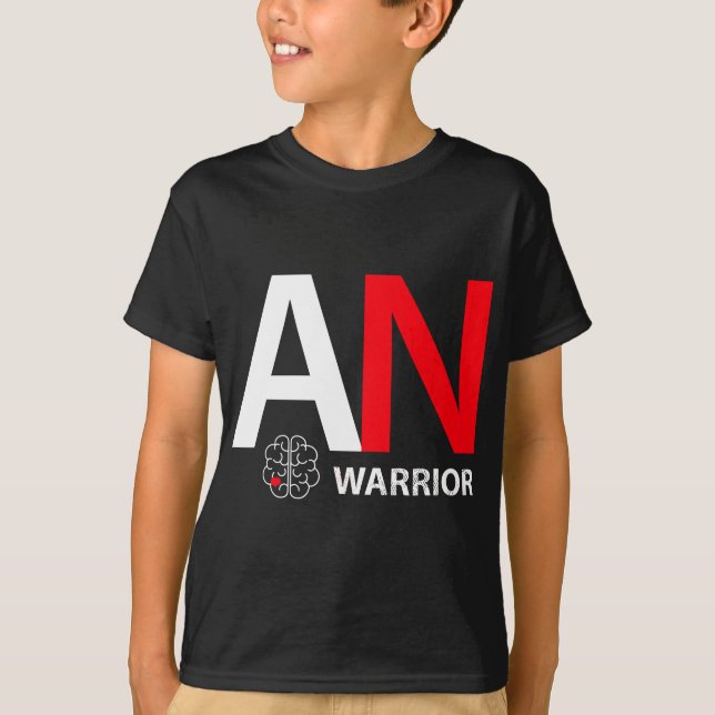 Gehirntumorbewusstsein Akustische Neuroma Kämpfer  T-Shirt (Vorderseite)