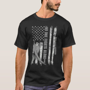 Gehirntumorbewusstsein Glioblastoma Related Blue R T-Shirt