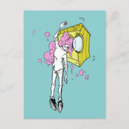 Gehirnwäsche Postkarte