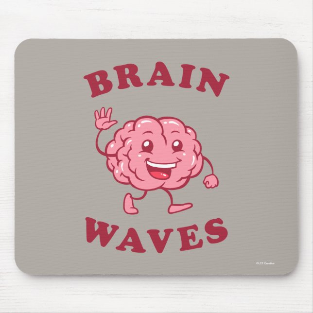 Gehirnwellen Mousepad (Vorne)