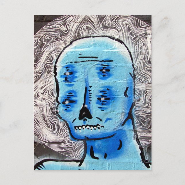 Gehirnwellen Postkarte (Vorderseite)