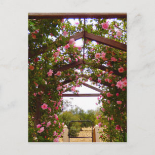 Gehobene Blume Postkarte