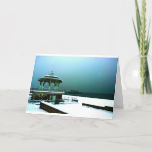 Gehobener Bandstand im Winter, Brighton Karte