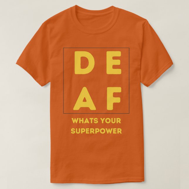 Gehörbehinderte Gehörkultur Vintages Retrodesign T-Shirt (Design vorne)