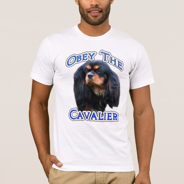 Gehorchen der Cavalier T-Shirt (Vorderseite)