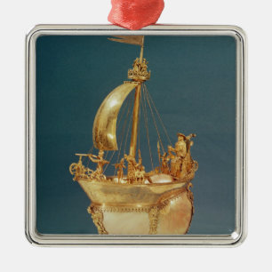 Gehörendes Nef das Kardinalsde Lothringen, 1579 Silbernes Ornament