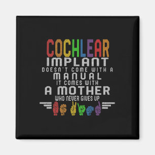 Gehörlose Bewusstsein Mutter Cochlear Implant ASL Magnet